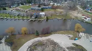 South Haven Drone Video - Black River Park Construction