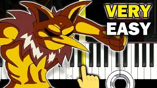 Safety Lullaby - Friday Night Funkin (Lullaby mod) - VERY EASY Piano tutorial