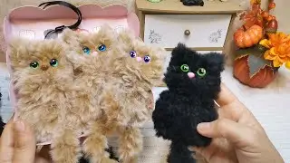 Упаковка змеек //Новые игрушки //Меховая пряжа в деле#змеяигрушка #змеясимвол2025года #котикигрушка