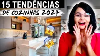 15  TENDÊNCIAS de COZINHAS que se DESTACARAM em 2024"#tendencias #cozinha #decoration