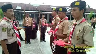 Mengharukan Sekali Detik - detik menjelang pelantikan Pramuka Laksana SMA N 1 Bangko