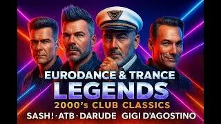 EURODANCE & TRANCE LEGENDS  2000’s Club Classics – Sash!, ATB, Darude, Gigi D’Agostino