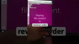 tac command in Linux | Display file content in reverse order