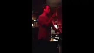 My best buddy singing Sexy Back at Karaoke.