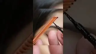 Easy trick to apply eyeliner with comb hack 