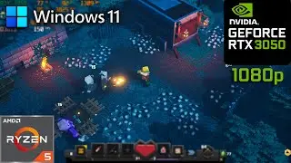 Minecraft Dungeons I RTX 3050 4GB I Windows 11 ( Maximum Settings )