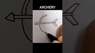 drawing archery simple 