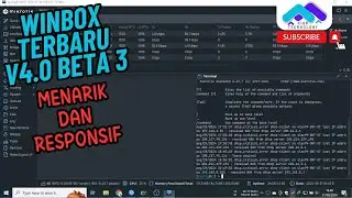 Winbox Terbaru V.4beta3 dengan Feature Menarik ada Dark Mode juga