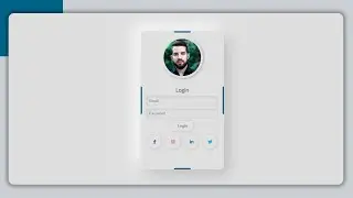 How to create a neumorphism login form with dark and light mode using HTML and CSS