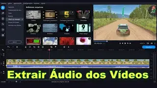 Como Extrair Áudio do Vídeos pelo no Movavi Vídeo Editor Plus 2022