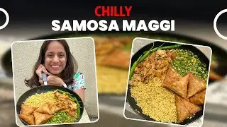 CHILLY 🌶 Samosa Maggi 🔥🔥😱😱 | 30 Days Maggi Challenge - Day 7 | So Saute