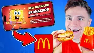 MANGIO MCDONALDS PER OGNI BRAWLER TROVATO su BRAWL STARS!🍔💸