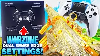 New BEST DualSense Edge WARZONE SETTINGS! (Movement, Aim + Controller Settings)