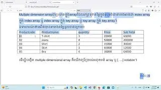 RoomC10 | Web Application | PHP Array