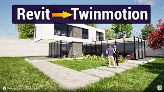 Revit To Twinmotion Render - Simple Modern Home Design