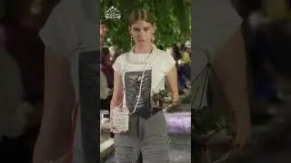 Зелёный подиум.  #модель #fashion #красота #звезда #love #show #dance