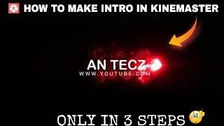 How To Make Text Reveal Animation Intro in Kinemaster | How To Make Intro In Kinemaster | Make intro