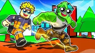 🤣 SIMULADOR DE CORRER COMO NARUTO 🔥 Roblox Anime Racing Clicker