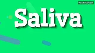 SALIVA - HOW TO PRONOUNCE IT!? (HIGH QUALITY VOICE)