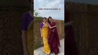 Tag / share with your bestie #bff #bestie #bffgoals #saree #pose #ashortaday