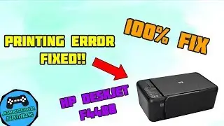 HP Deskjet F4488 New Catridge Error Fix!!