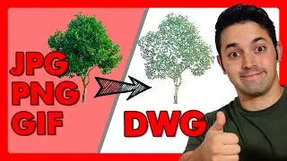 ✅ How to TRANSFER an IMAGE to AUTOCAD! Convert a JPG to DWG in 3 MINUTES!