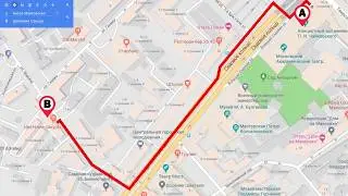 Анимация маршрута на карте