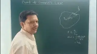 Proof of Gauss's Law | Electrostatics #class 12 #rbse #cbse #Physics 365