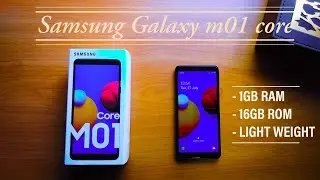 Samsung Galaxy m01 core | Unboxing and Review | Hamed's view #hamedsview