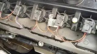 BMW, how to replace spark plug and test the  ignition coil.