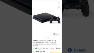 SONY PS4 Slim Console 500GB with 1TB Portable External HDD Black 1.5TB 