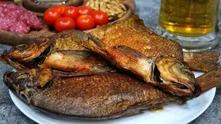 ЛЕЩ ГОРЯЧЕГО КОПЧЕНИЯ На Домашней Коптильне. Получилось Очень Вкусно!!! Дегустирую с Пивом.