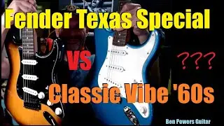Fender Texas Special Strat Pickup Set VS Squier Classic Vibe '60s Stratocaster