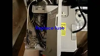 Black Display with power on, Baxi 800 / How to replace fuse in the Baxi boiler
