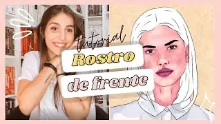 Cómo dibujar un ROSTRO DE FRENTE ✨ Aprende a dibujar desde cero #2