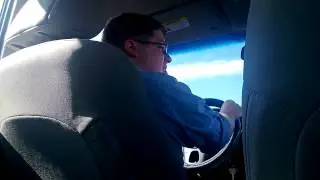 he is busting it out!