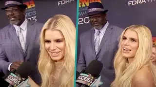 Jessica Simpson Interview Gets Crashed By Shaq