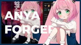 Free Steam Artwork & Discord Template | Anya Forger (Spy x Family) [Turn on CC]