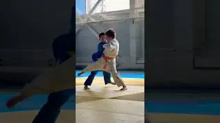 Высокая концентрация, защита от атаки и правильное движение 💪 ko-soto-gari #judo #judokids #дзюдо