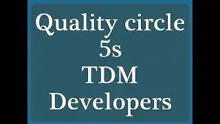 Quality Circle 5S Project by TDM Developers 2013 | Murugappa Polytechnic College Avadi @santyism3907