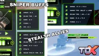 Sniper Buffs | Roblox Tower Defense X