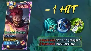 TRYING THIS NEW GRANGER PERFECT 1 HIT BUILD & EMBLEM 2024 🔥