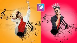 PicsArt Editing Tutorial | Music Concept Art 2020  Editing in PicsArt | RTWORLD