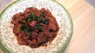 Black Pepper Pork Stir Fry - 黑胡椒炒猪肉
