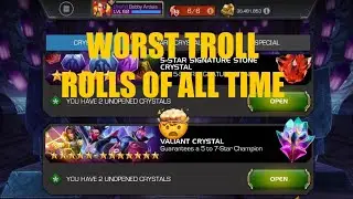 WORST TROLL ROLLS OF ALL TIME 🤯#viralvideo #marvelcontestofchampions #mcoc #troll #epic #fail