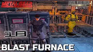METAL GEAR SOLID 1 [18] • Blast Furnace • Hard • Master Collection • Deutsch