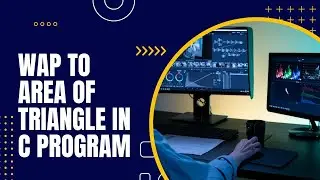 Find area of triangle in c program