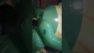 Deflating my Inflatable World Green Dragon