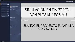 TIA Portal v14 - Simulación PLCSIM-PCSIMU con S7-1200