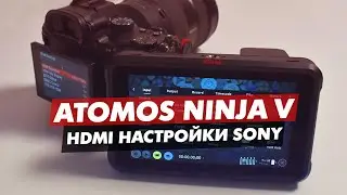 ATOMOS NINJA 5 HDMI НАСТРОЙКИ С КАМЕРОЙ SONY a7iii a73 a7siii a7s3 a7sii a7s2